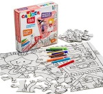 CARIOCA PUZZLE 2ΣΕ1 ΧΡΩΜΑΤΙΖΩ "MAGICAL PRINCESS" 35 ΤΕΜ. 70X35ΕΚ.