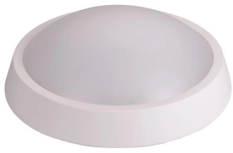 ΦΩΤΙΣΤΙΚΟ ΤΟΙΧΟΥ ΣΤΡΟΓΓΥΛΟ LED 30W Φ320X102 4000K IP65 ΛΕΥΚΟ PLUS