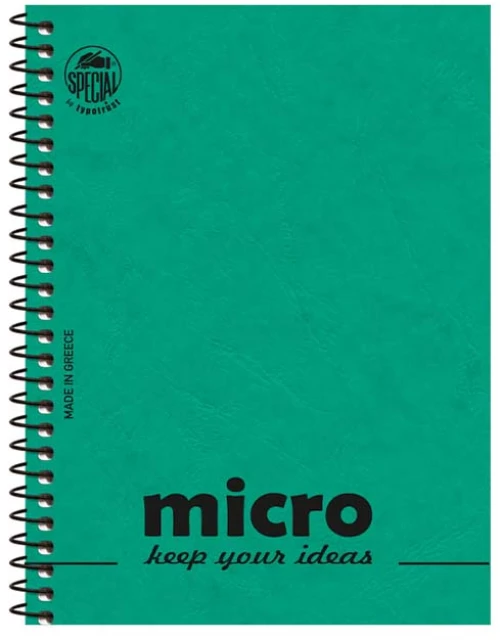 Τυποτράστ Micro 4602α μπλοκ σημειώσεων 10x14.5cm 2θ 80φ πράσινο