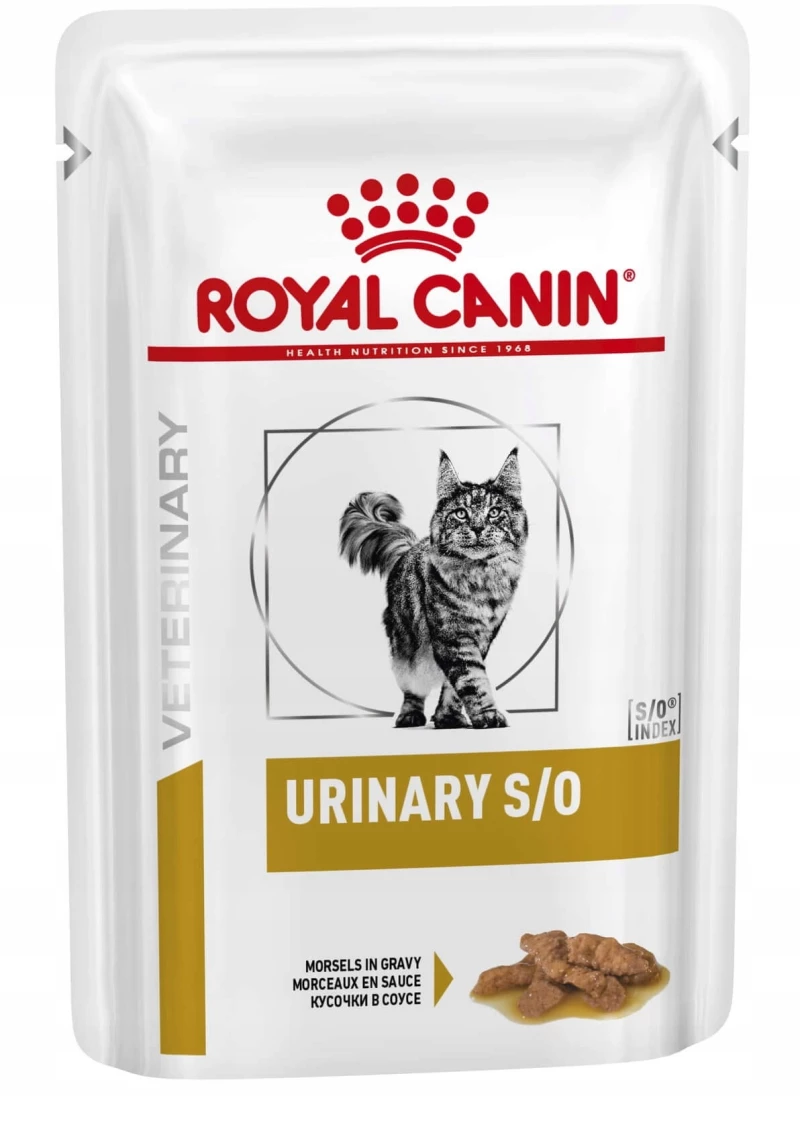 ROYAL CANIN Urinary S/O Wet cat food Chunks in sauce 12x85 g