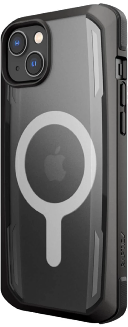 X-Doria Raptic Secure MagSafe - Biodegradable case for iPhone 14 Plus (Drop-Tested 4m) (Black)