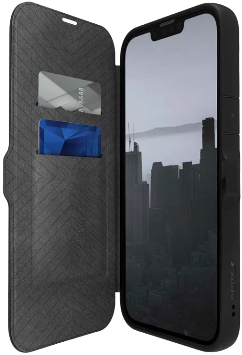 X-Doria Raptic Urban Folio - Flip Case for iPhone 14 Plus (Black)