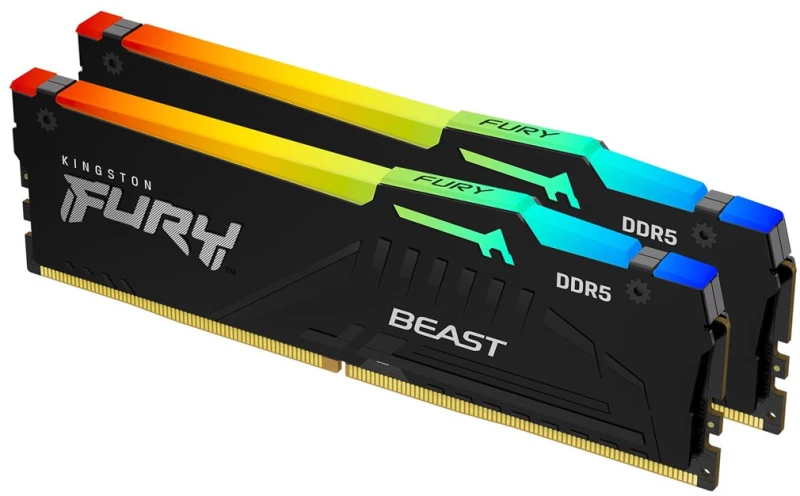 Kingston Technology FURY Beast RGB memory module 64 GB 2 x 32 GB DDR5 5600 MHz