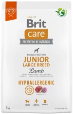 BRIT Care Hypoallergenic Junior Large Breed Lamb - dry dog food - 3 kg