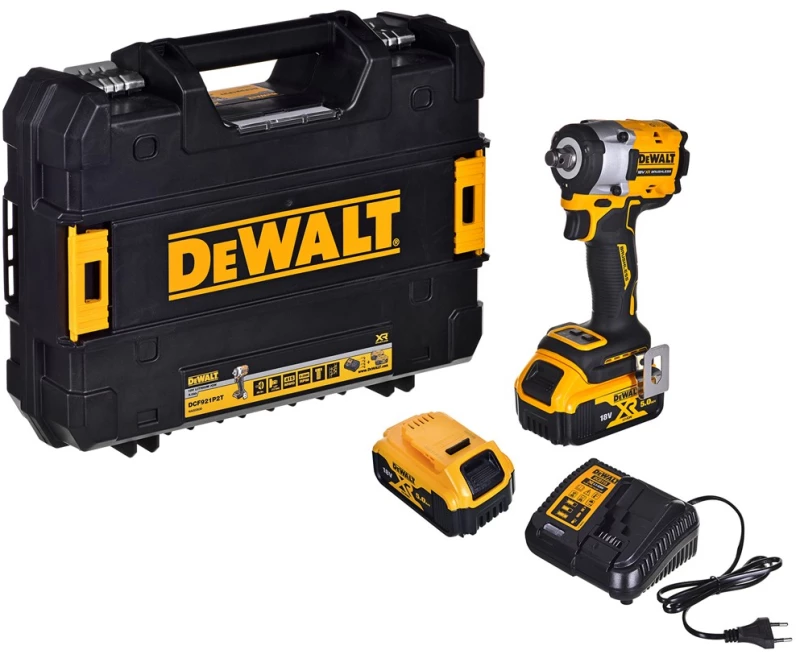 Klucz udarowy 1/2" 18V 406Nm 2x5,0 DCF921P2T DEWALT