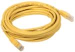 A-LAN KKU5ZOL0.5 networking cable 0.5 m Cat5e U/UTP (UTP) Yellow