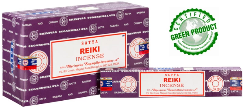 Αρωματικά Στικ Satya Reiki Incense Sticks 15g με Θεραπευτικό άρωμα
