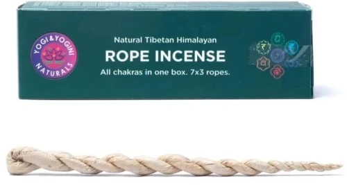 Θιβετιανό Αρωματικό Σχοινί Θυμίαμα Σετ 7 Chakra Χ 3 (21 τμχ)