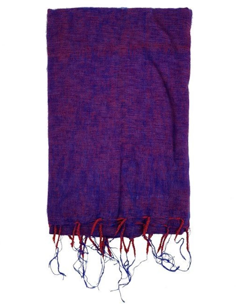 Κουβέρτα Σάλι Διαλογισμού Βιολετί - Meditation Shawl Violet Made in Nepal 200x80cm