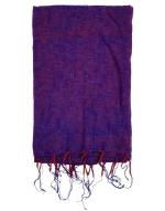 Κουβέρτα Σάλι Διαλογισμού Βιολετί - Meditation Shawl Violet Made in Nepal 200x80cm