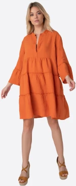 Φόρεμα Boho Πορτοκαλί