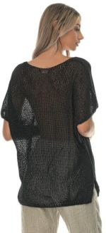 Μπλούζα Γυναικεία V Sweater Μαύρη