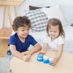 Ξύλινο Παιχνίδι Τρίο ταξινόμησης της Plan Toys