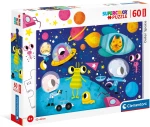 Clementoni Παιδικό Παζλ Maxi Super Color Διάστημα 60 τμχ
