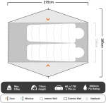 Ορειβατική σκηνή 2 ατόμων Roman CRADLE TENT 2P