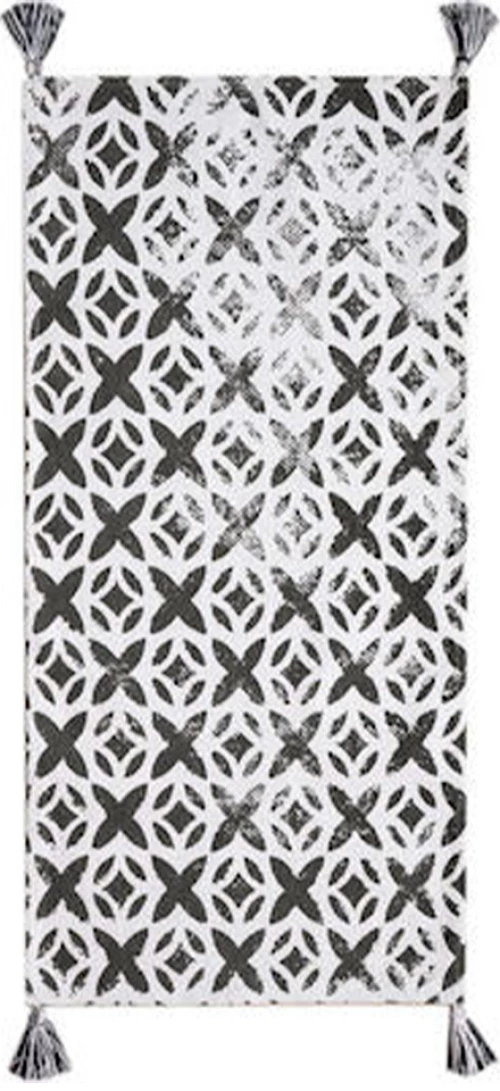 Χαλί 60x130cm Palamaiki Tile Grey