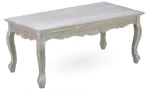 Τραπέζι ξύλινο μπεζ 118x60x50cm Inart 3-50-522-0001