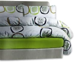 Κουβερλί μονό σετ 2 τμχ 160x240cm das home happy satin 9094