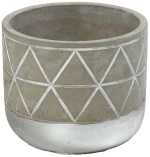 Κασπώ από τσιμέντο Γκρι Ανοιχτό 19,5x19,5x13cm Espiel JOE314