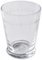 Ποτήρι ουίσκυ γυάλινο με φύλλα MSA Collection 20-46-767