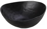 Μπωλ μαύρο 25x25,5x9cm μελαμίνης wavy matte Espiel MLB3207K12-6