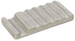 Σαπουνοθήκη ανοιχτό γκρι 16x8x2,3cm Espiel TZT108