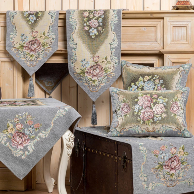 Μαξιλάρι 45x45cm στόφα-damasco grey Liolios Home 2038 PLS-TB2212