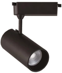 ΣΠΟΤ ΡΑΓΑΣ LED 2 ΓΡΑΜΜΩΝ 20W 3000K Φ70Χ160 ΜΑΥΡΟ PLUS - EUROLAMP (145-59053)