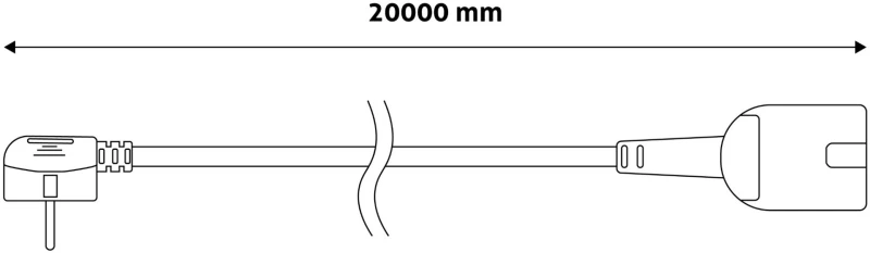 Entac Μπαλαντέζα 3x1.5mm 20m Orange - Entac (ESECG1.5-20)