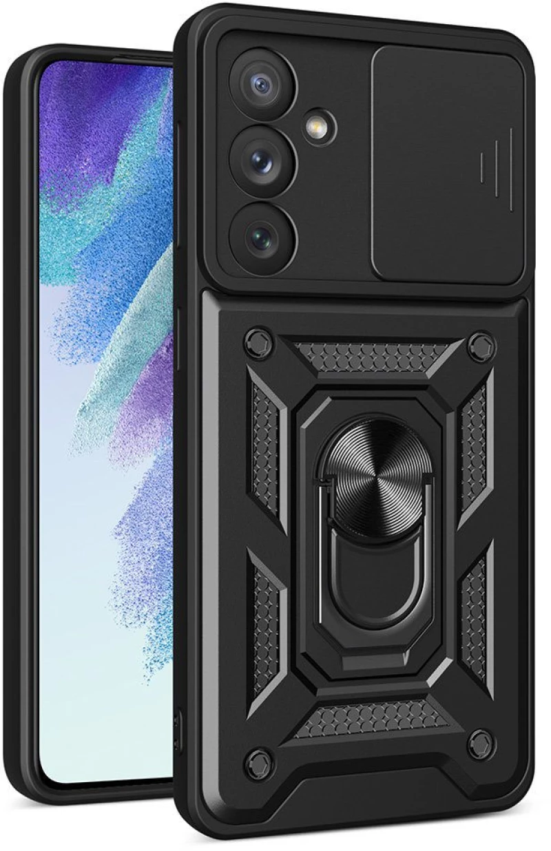 Hybrid Armor Camshield case θήκη για Samsung Galaxy A54 5G armored case with camera cover black*