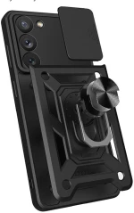Hybrid Armor Camshield case θήκη για Samsung Galaxy A54 5G armored case with camera cover black*