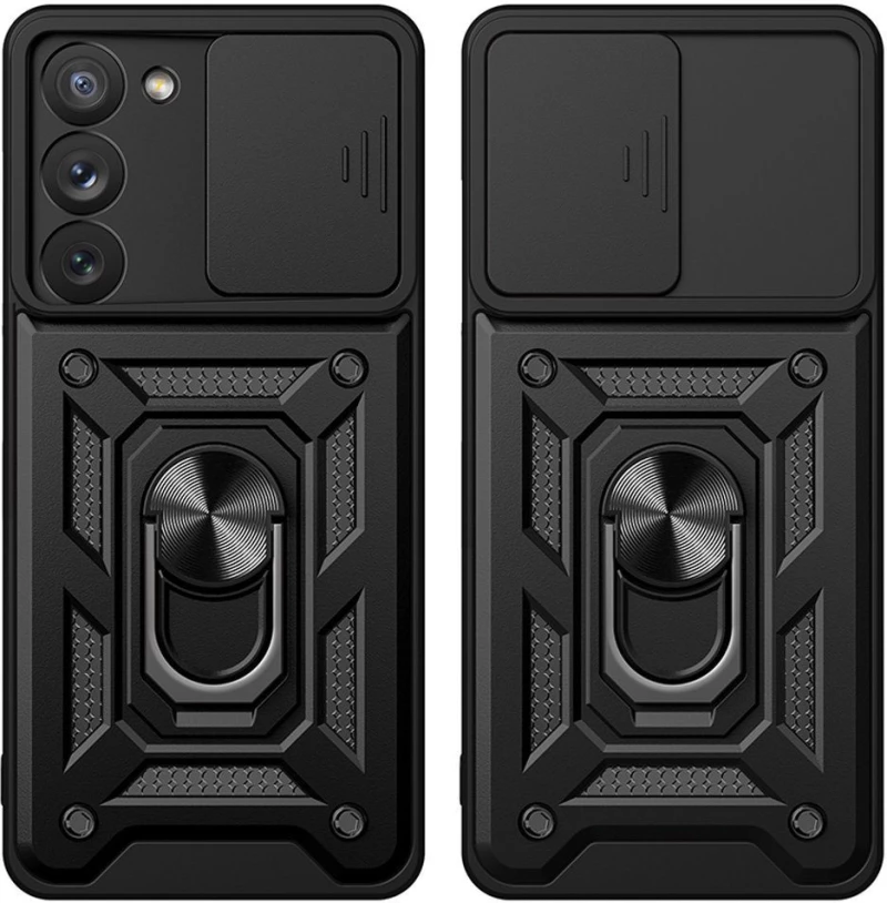 Hybrid Armor Camshield case θήκη για Samsung Galaxy A54 5G armored case with camera cover black*