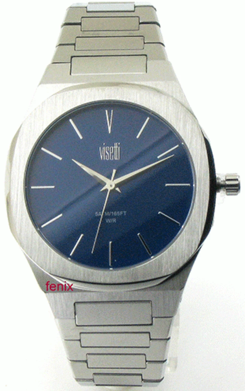 Ανδρικό ρολόι VISETTI ze-sw698sc  Ατσαλινο Μπρασελέ