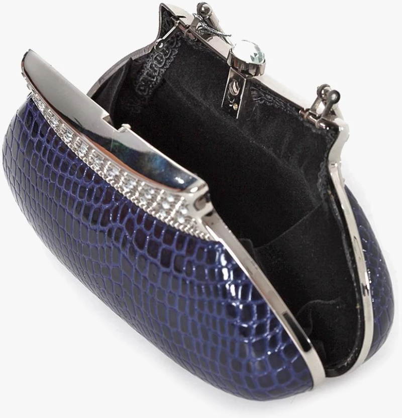 Τσάντα Βραδινή (620-3025-blue)
