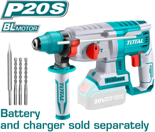 TOTAL Πνευματικό πιστολέτο μπαταρίας Li-ion 20V Χωρίς μπαταρία & φορτιστή (TRHLI20228)