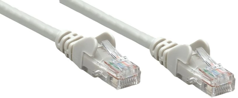 ΚΑΛΩΔΙΟ ΔΙΚΤΥΟΥ UTP PACH CORD cat 5e 1 μέτρα - ΓΚΡΙ POWERTECH (CAB-N023)