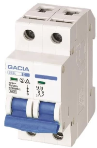 ΑΥΤΟΜΑΤΑΚΙ ΔΙΠΟΛΙΚΟ 50A 2P 6kA GACIA - (500-43017)