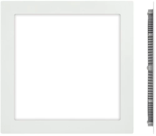 Χωνευτό φωτιστικό led panel, 15w, 3000K, 1050lm, 115° IP20 20x20x1.5cm, λευκό - Vk (VK/04079/W/W)