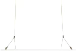 Σετ ανάρτησης, με 2 συρματόσχοινα, για LED PANEL VK/04019   - Vk (VK/04019/SRK)