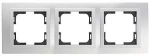 ΠΛΑΙΣΙΟ ΤΡΙΠΛΟ CHROME ΑΣΗΜΙ - MONO ELECTRIC (500-004100162)