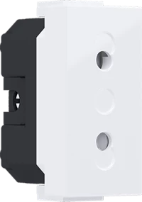 MODYS ΔΙΠΟΛΙΚΗ ΠΡΙΖΑ ΑΣΦΑΛΕΙΑΣ ΛΕΥΚΗ 1 ΣΤ. 2P 10A 250VAC IP20 - ACA (10101312520)