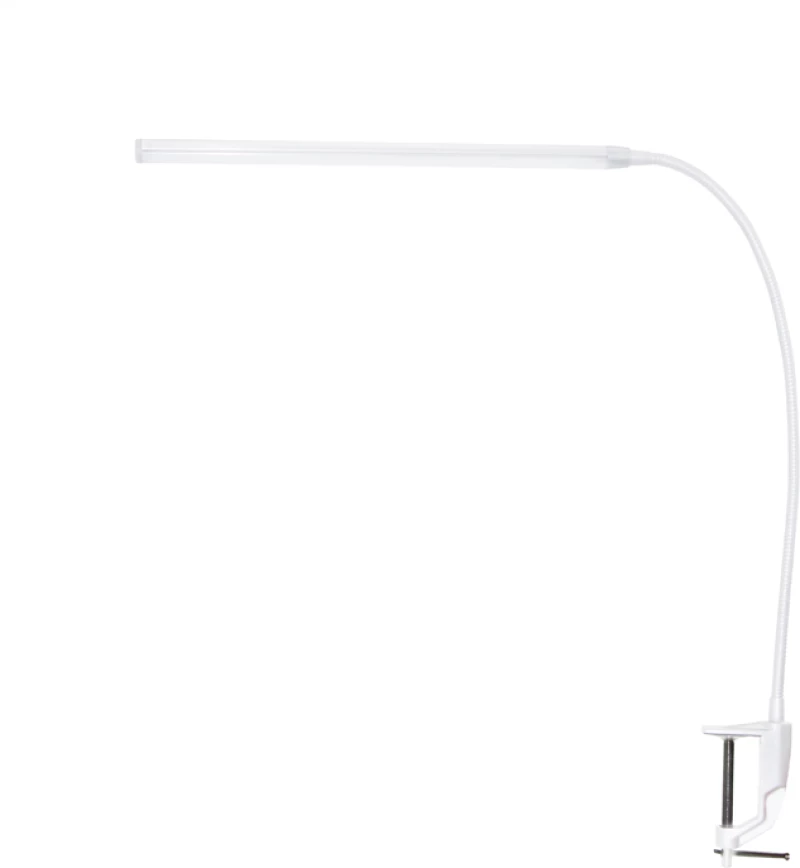 LED ΓΡΑΦΕΙΟΥ 5W 4000Κ ΑΦΗΣ ΛΕΥΚΟ+ΣΠΙΡΑΛ+ΣΦΙΓΚΤΗΡ 230VΗ85,5CM DELGADO - ACA (16055LEDWHC)