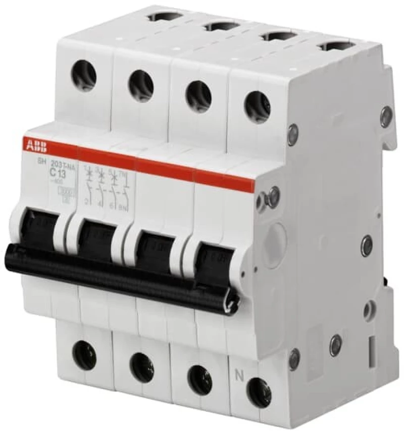 ABB Αυτόματη Ασφάλεια 3P+N 32A 3kA Καμπύλης C - SH203T-C32NA 4 ΣΤ.