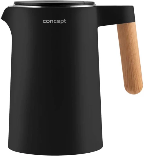 Concept RK3301 Salt & Pepper Ηλ. βραστήρας ανοξείδωτος 1,5L Μάυρο / Ξύλο