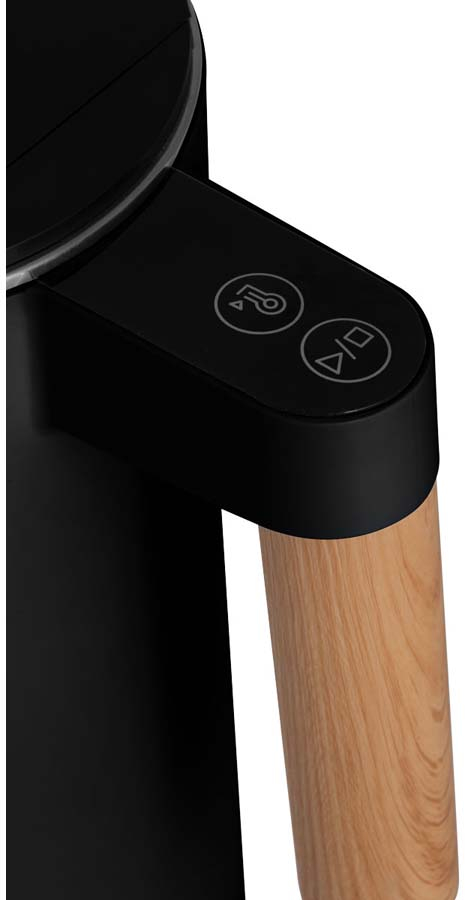 Concept RK3301 Salt & Pepper Ηλ. βραστήρας ανοξείδωτος 1,5L Μάυρο / Ξύλο