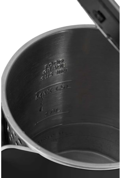 Concept RK3301 Salt & Pepper Ηλ. βραστήρας ανοξείδωτος 1,5L Μάυρο / Ξύλο