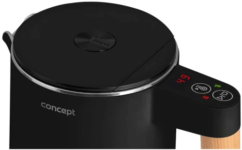 Concept RK3301 Salt & Pepper Ηλ. βραστήρας ανοξείδωτος 1,5L Μάυρο / Ξύλο