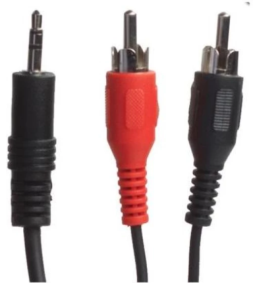 Sinox CTA6002B Audio Cable 3.5mm male-2x RCA male 1.2m