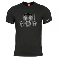 T-SHIRT PENTAGON AGERON ( GAS MASK ) K09012-GM-01 BLACK