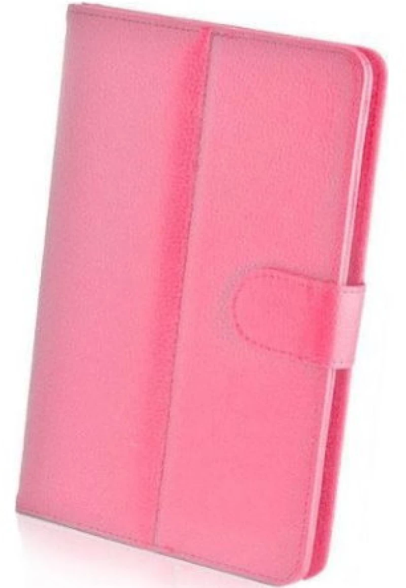 Universal Δερματίνη PU Αναδιπλούμενη Θήκη για 8"-9” Tablet (Ροζ) (OEM)